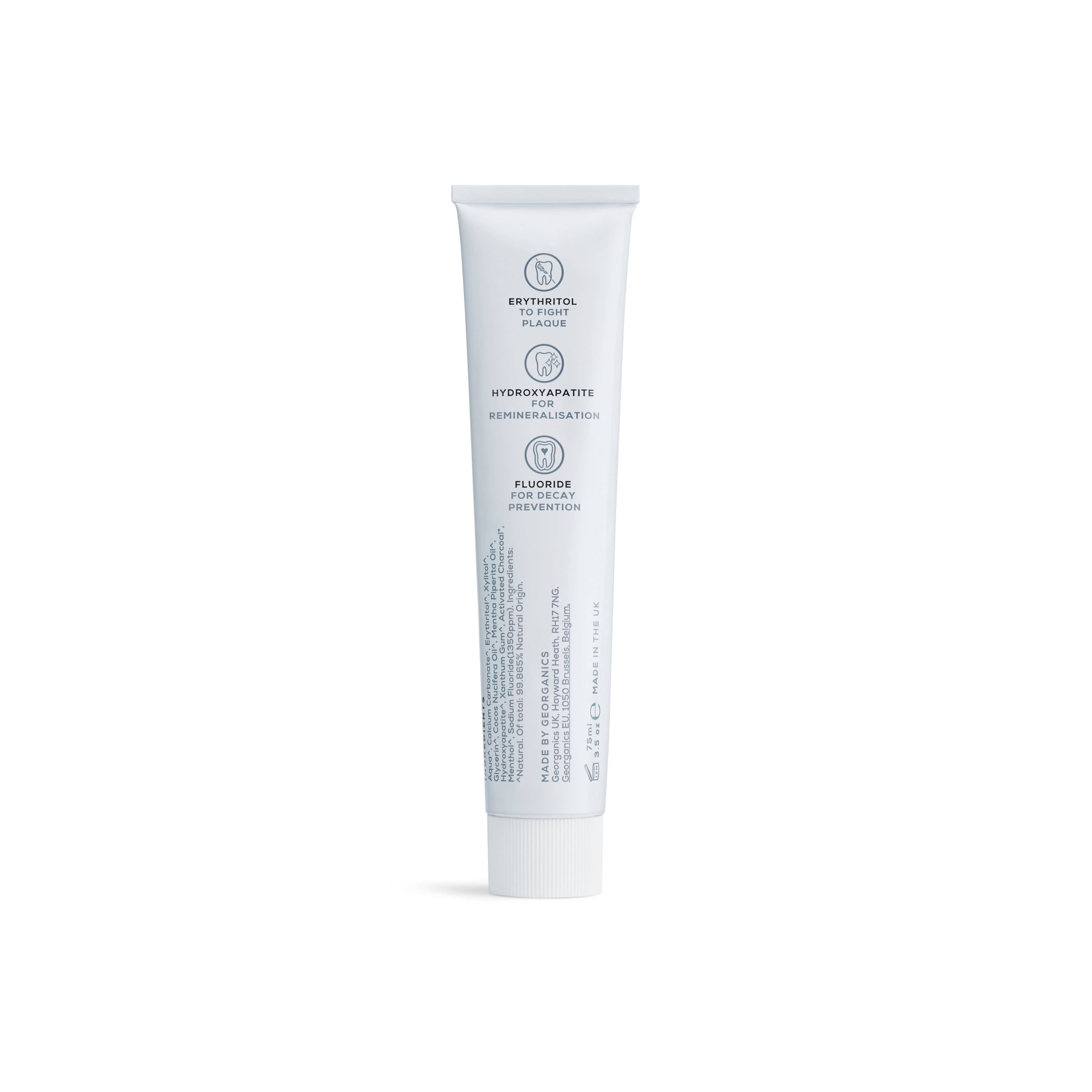 NEW - Toothpaste next generation with Hydroxyapatite - Activated Charcoal