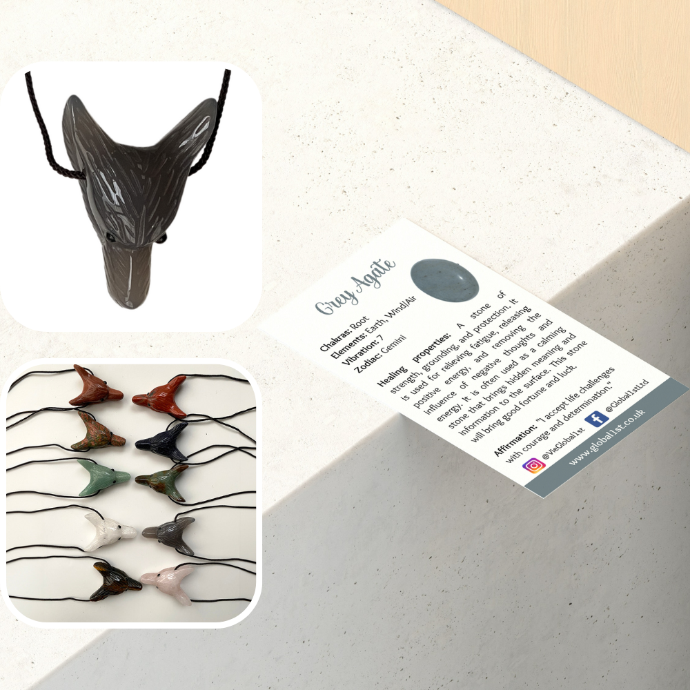 Wolf Head Pendant - Susi -riipus