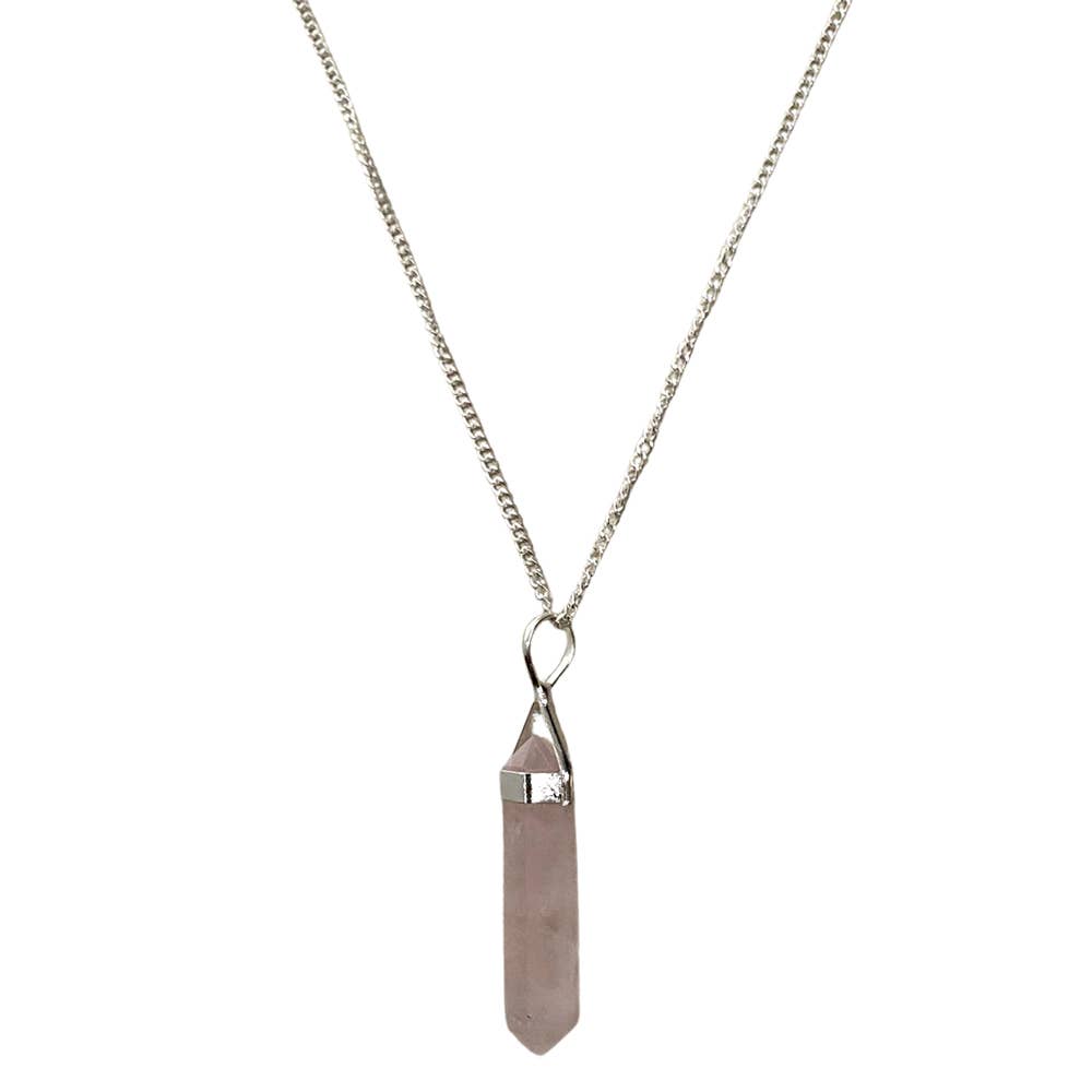 Double Point Pencil, pilari-riipus, hopeanvärisellä ketjulla