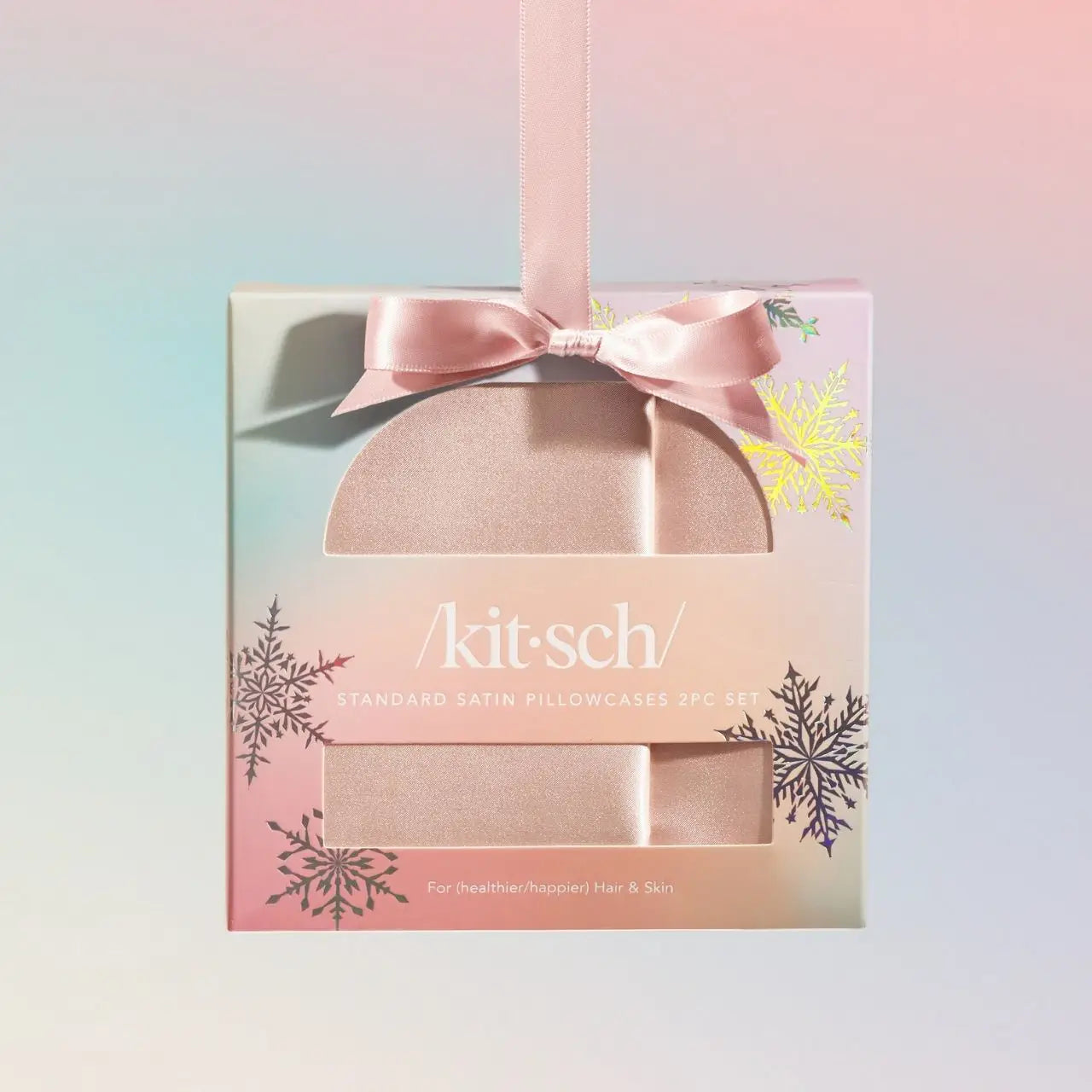 Kitsch The Satin Pillowcase 2pc - Blush