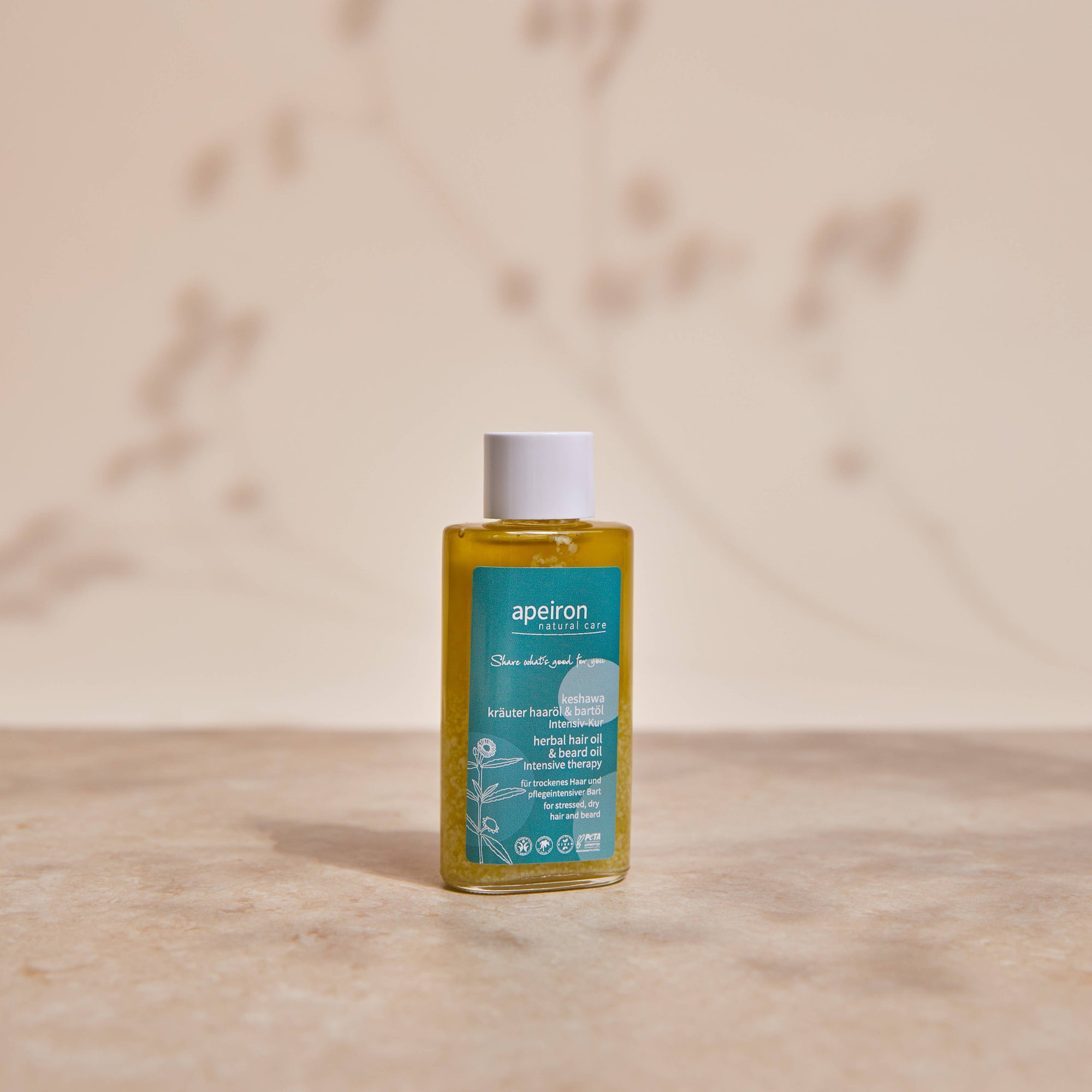 Apeiron Keshawa Yrttiöljy hiuksille ja parralle 100ml