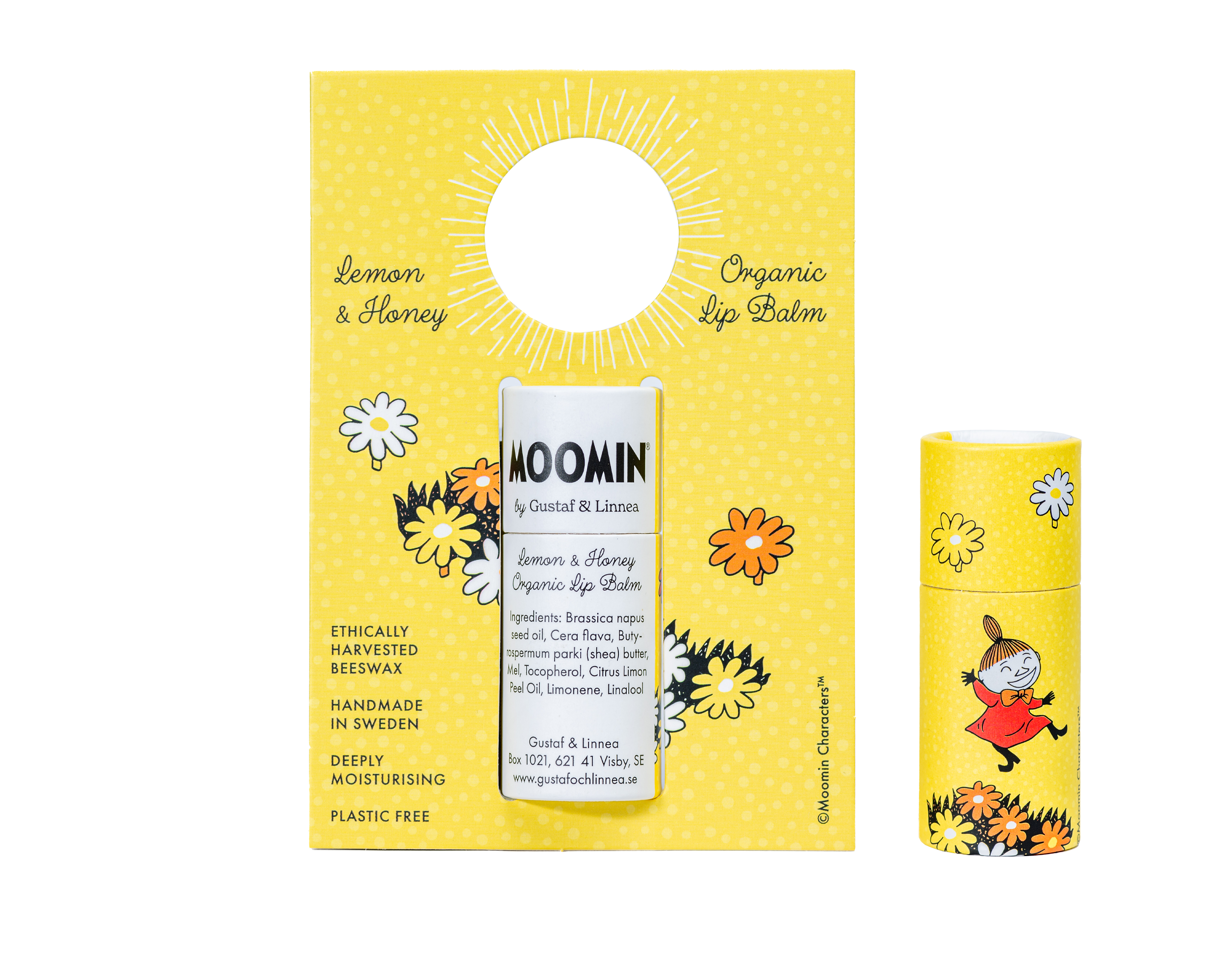 Moomin by G&L - Huulivoide Sitruuna & Hunaja 8,5g