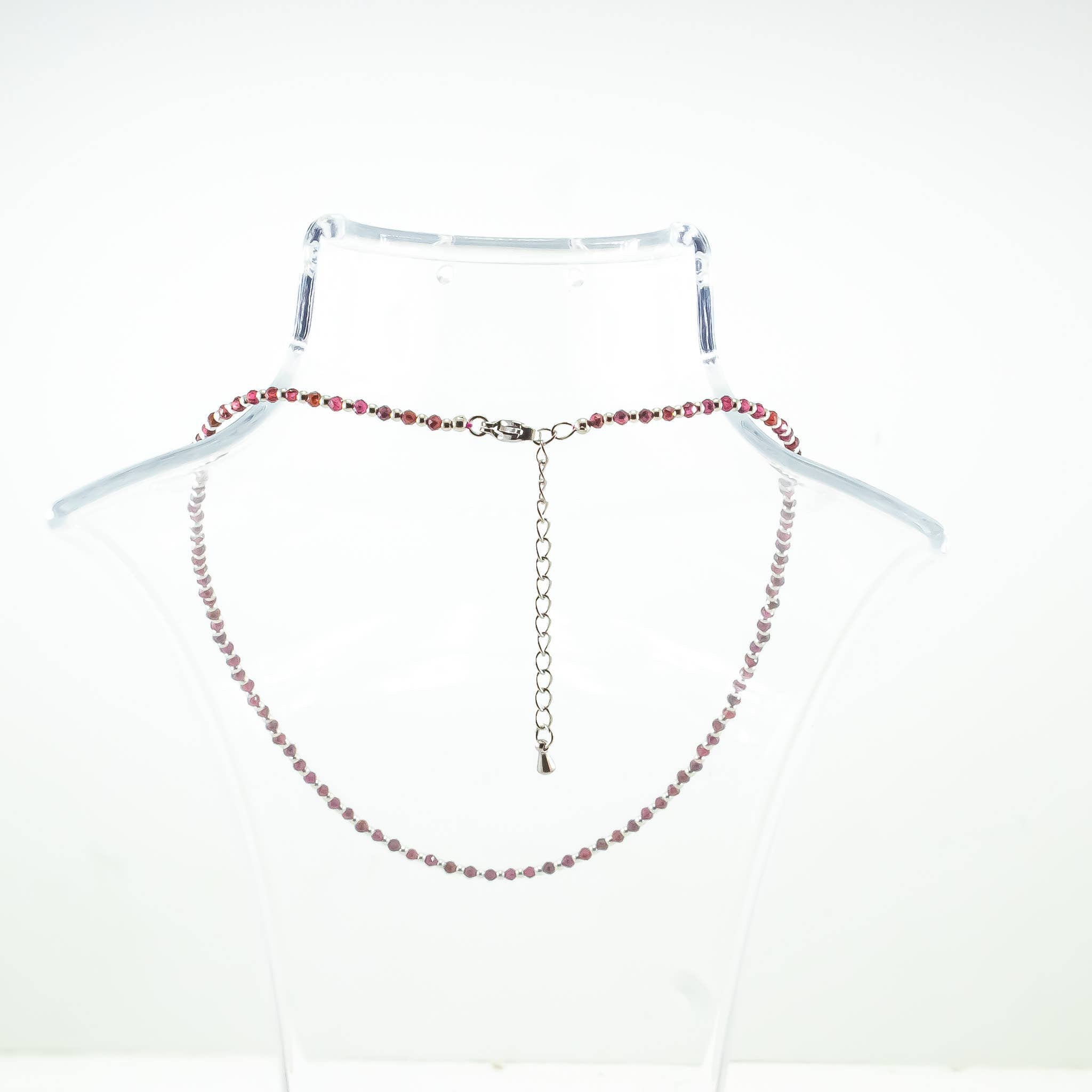 Garnet Necklaces Adjustable