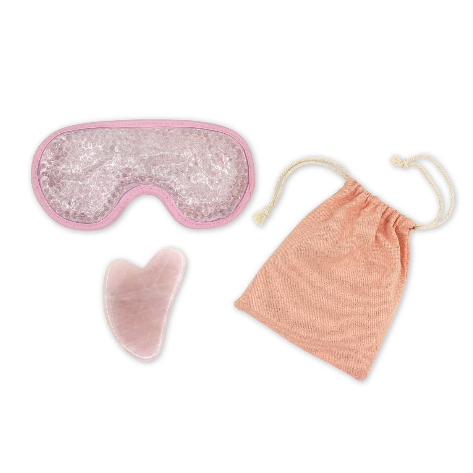 Beauty Duo Ruusukvartsi  Gua Sha Kit + Kylmä/kuuma rentoutus-naamio