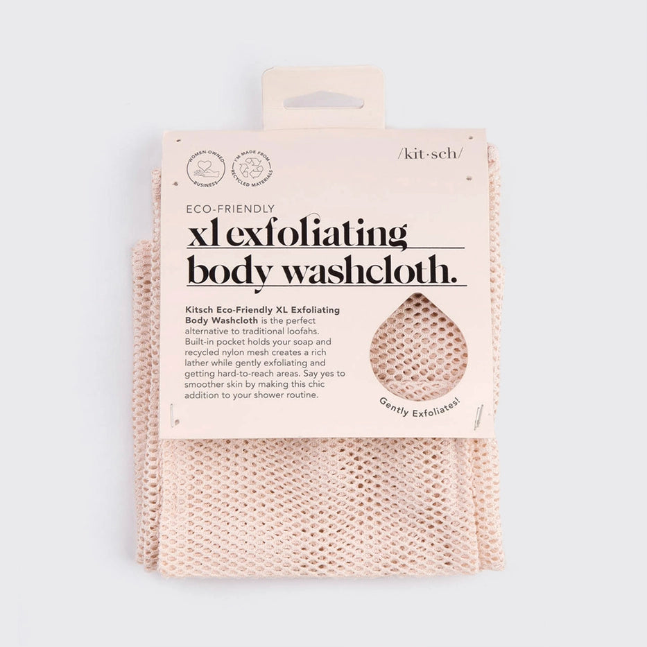 Kitsch XL Exfoliating Body Washcloth
