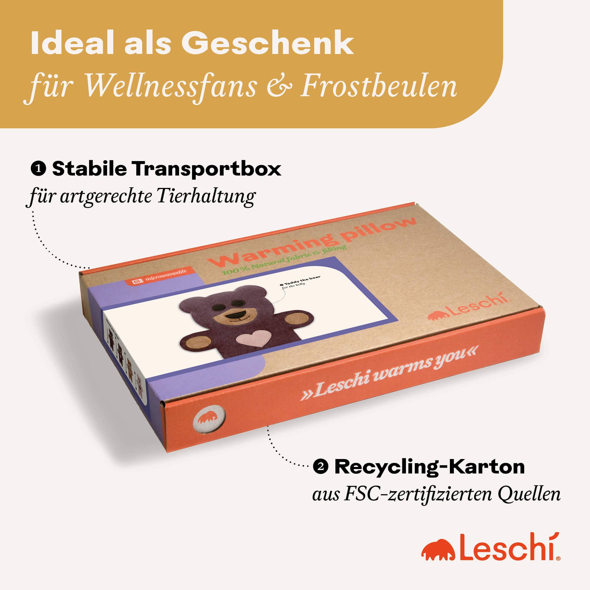 Leschi Nalle vehnätyyny 35×26 cm