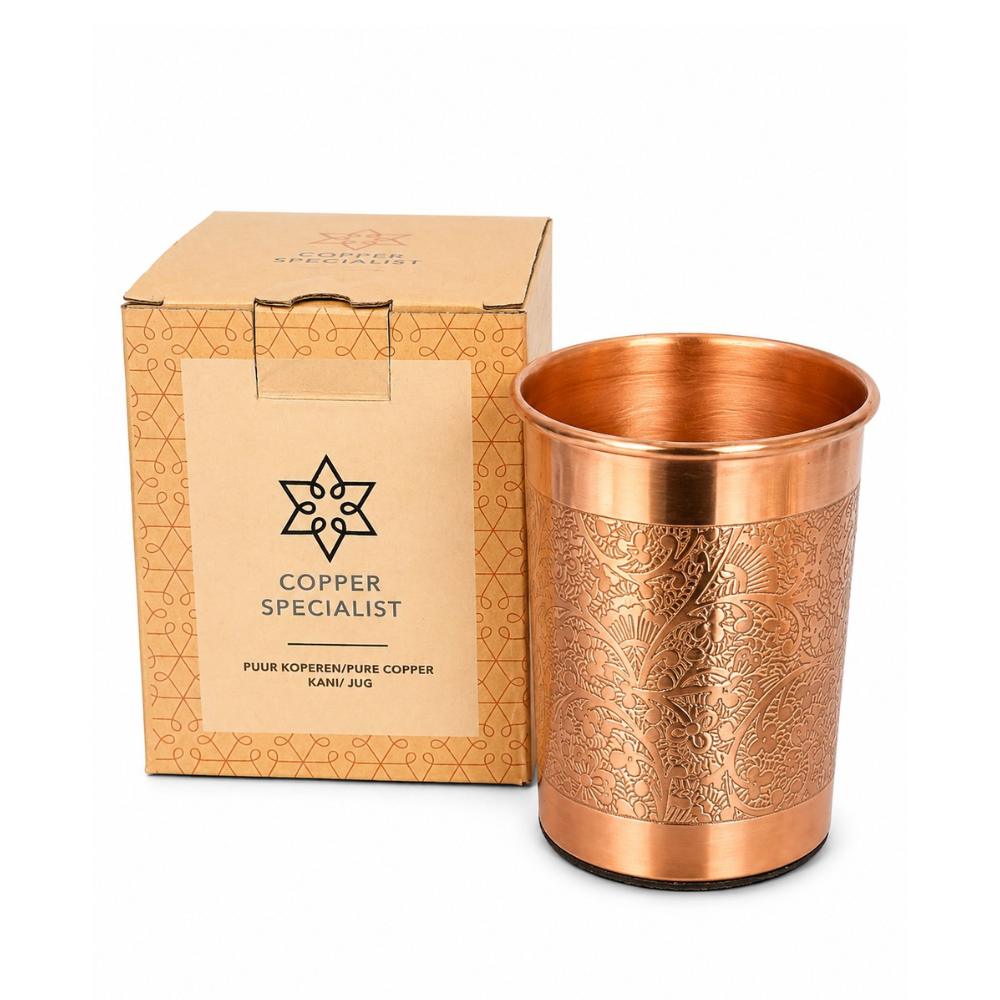 Floral -kuparimuki 300 ml