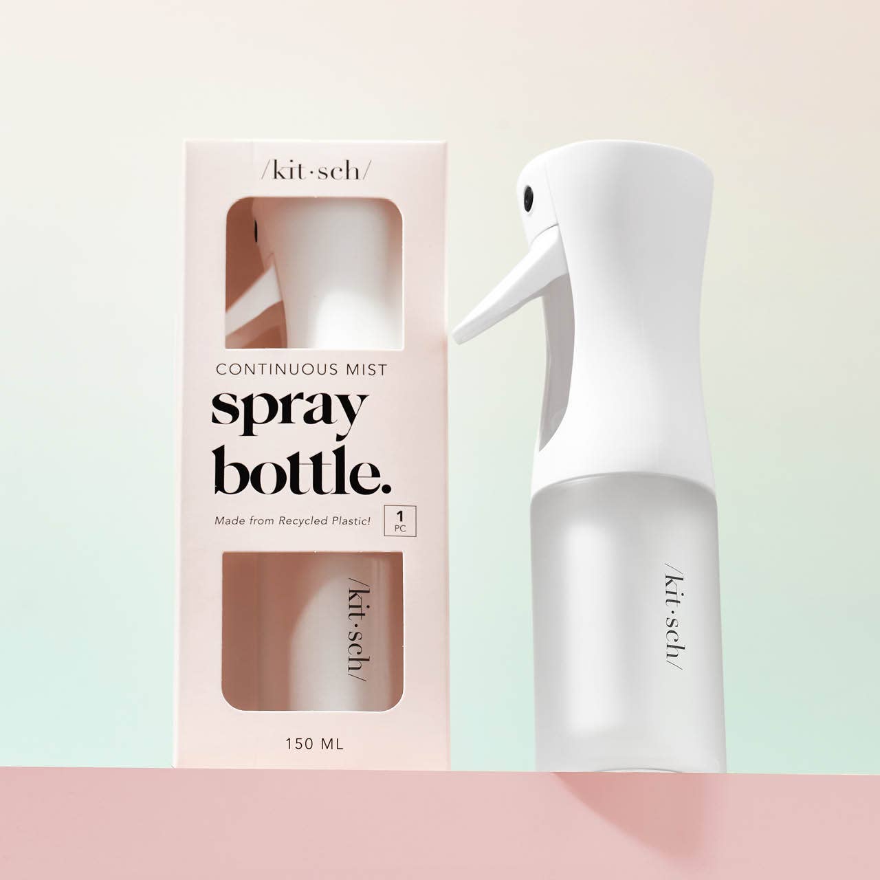 Kitsch Spray Bottle Continuous mist- White