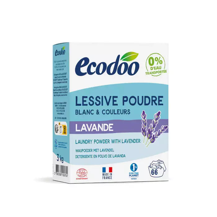 Ecodoo Pyykinpesujauhe 3kg, laventeli