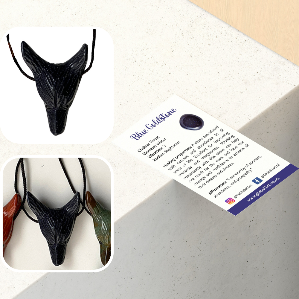 Wolf Head Pendant - Susi -riipus