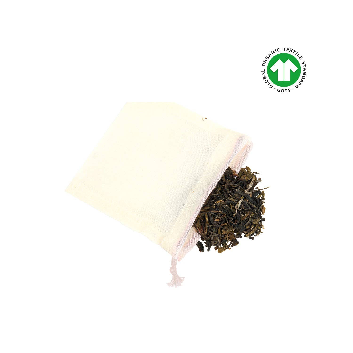 Luomupuuvillaiset Teepussit – Zero Waste (5 kpl, 9x9 cm)