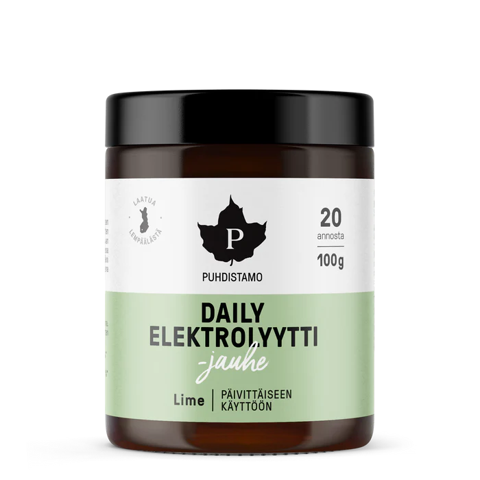 Elektrolyyttijauhe Daily Lime 100g