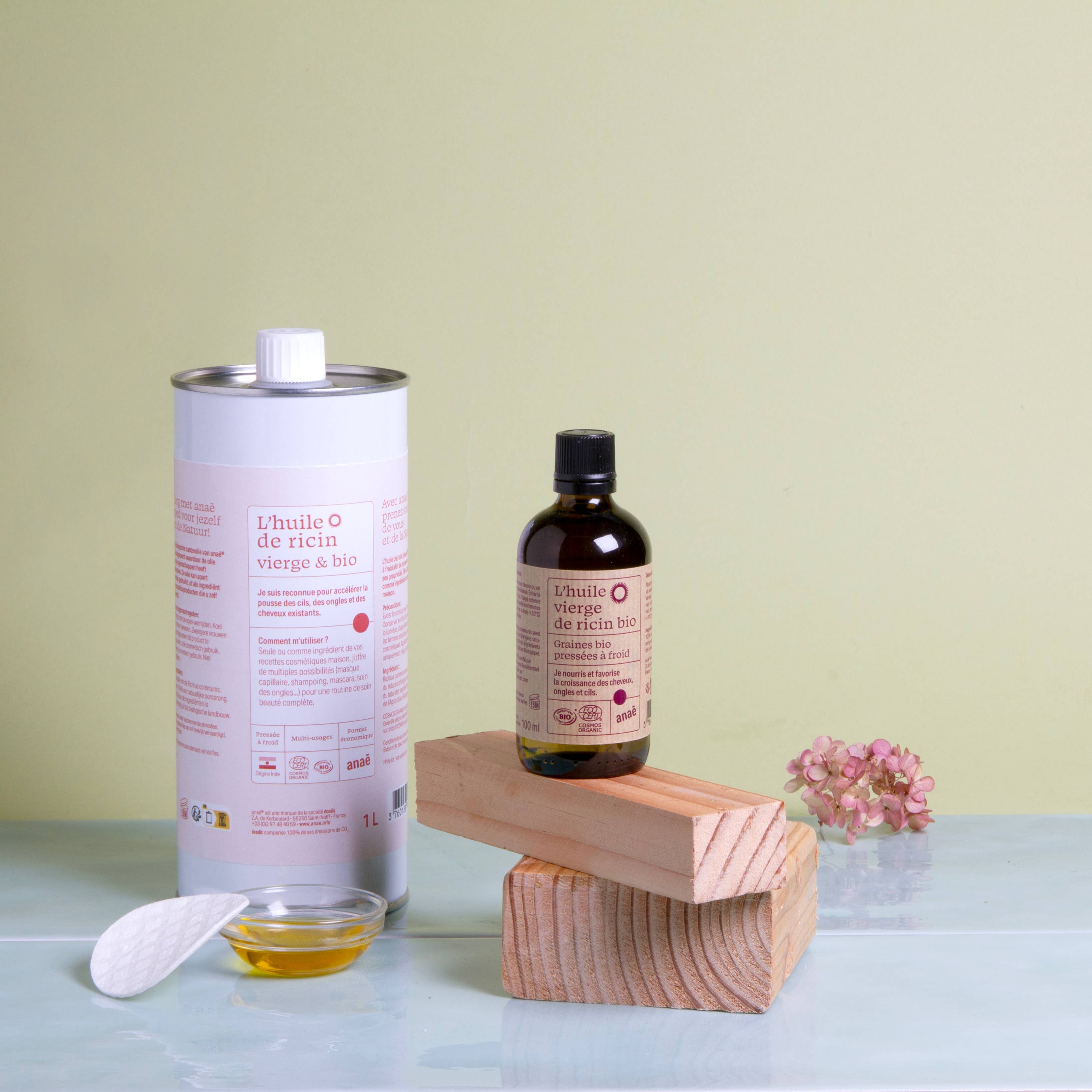 Luomu Risiiniöljy – Kylmäpuristettu (100 ml)