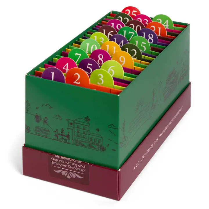 ETS Teejoulukalenteri Aarrearkku Vihreä (L), 25ps