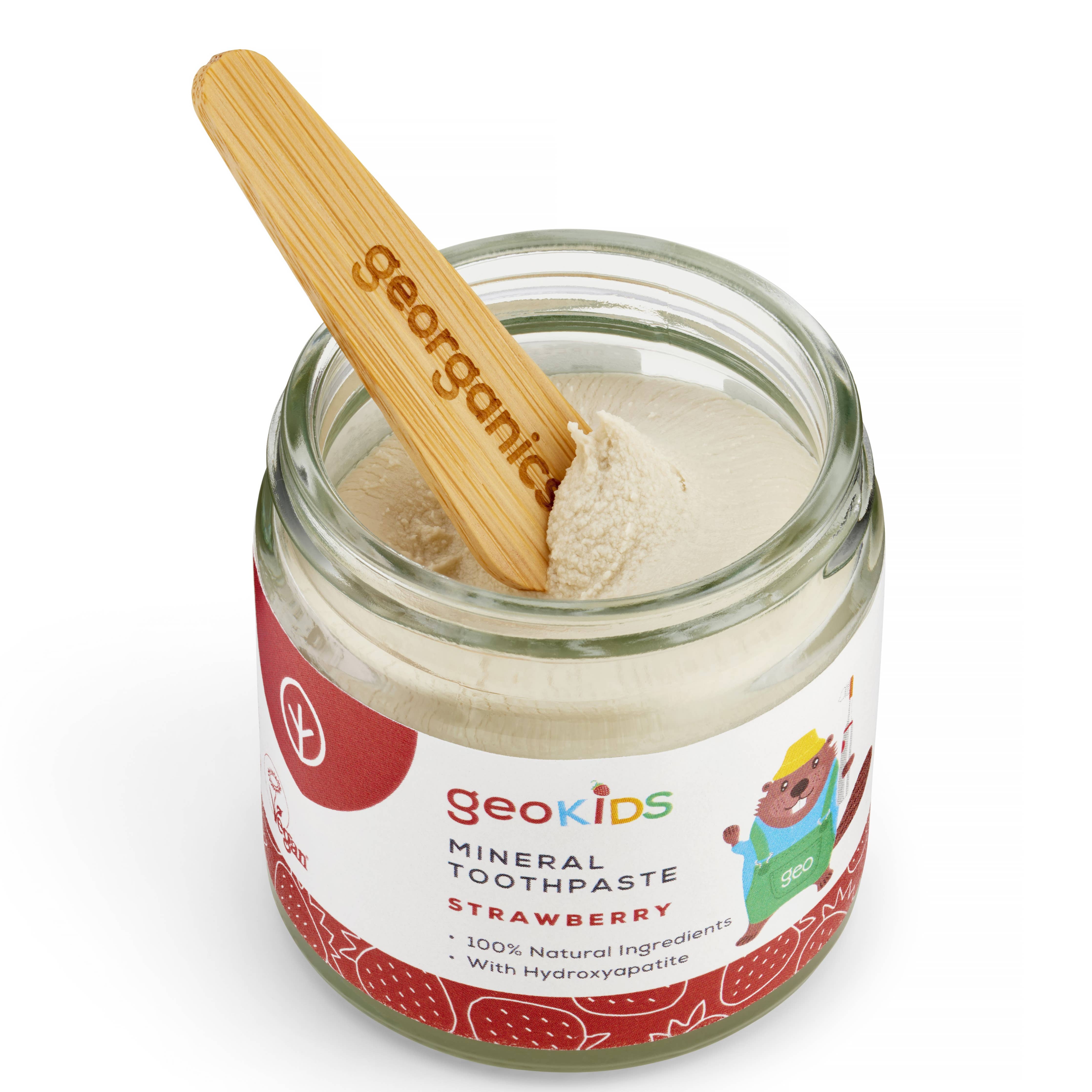 NEW Geokids Mineral Toothpaste - Strawberry