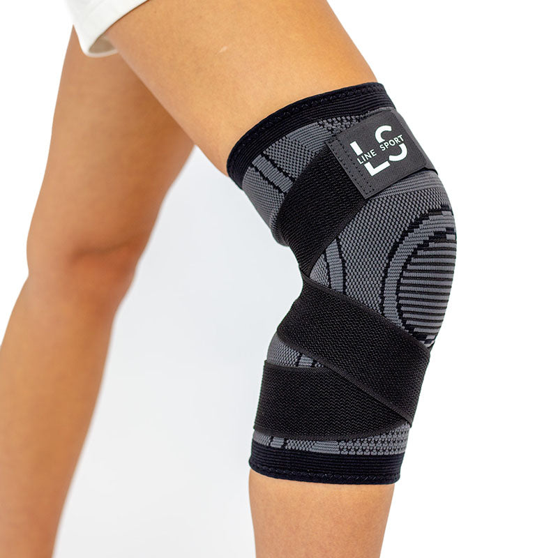 Line Sport – Elastinen polvituki tarrakiinnityksellä, 1 kpl