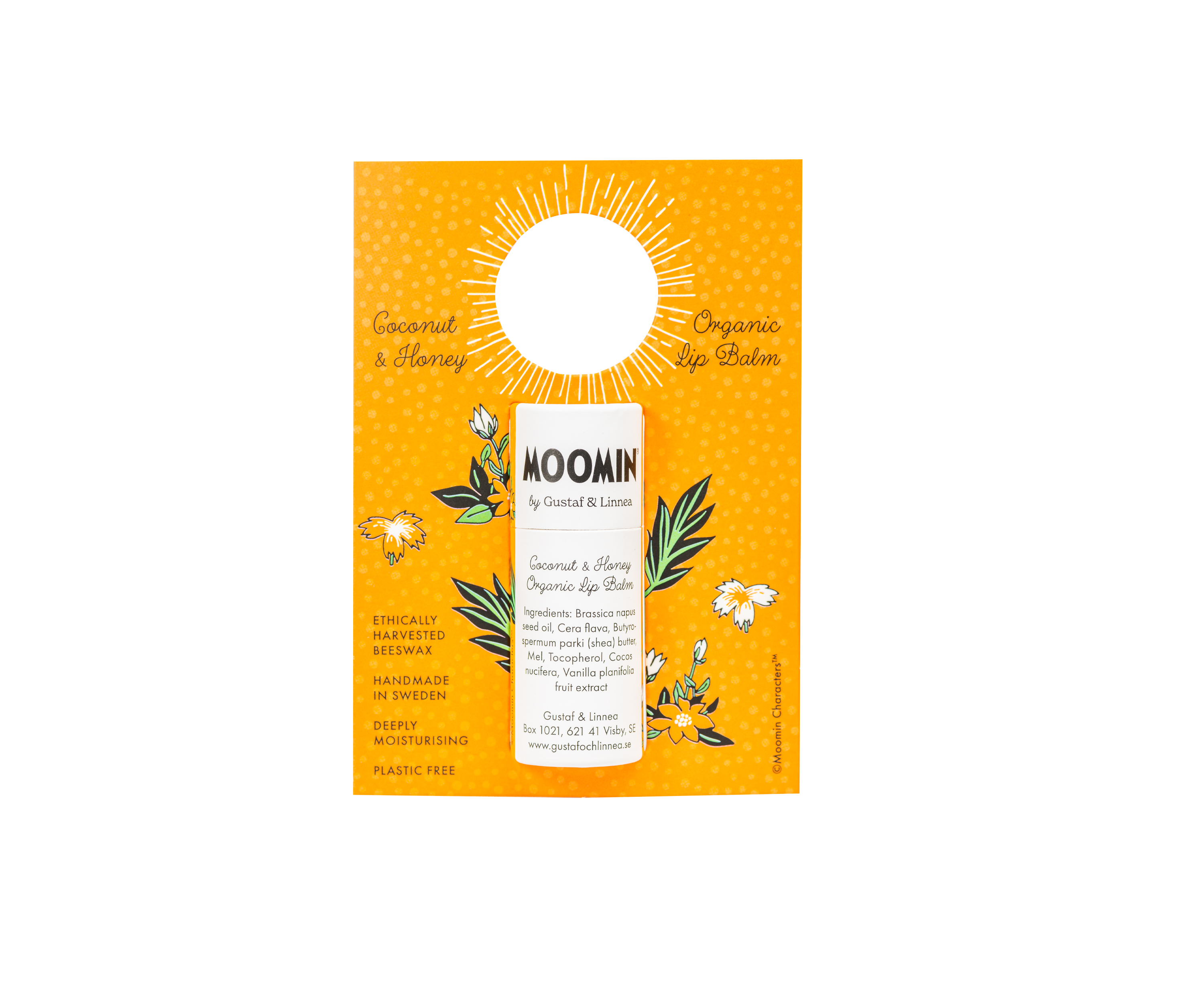 Moomin by G&L - Huulivoide Kookos & Hunaja 8,5g