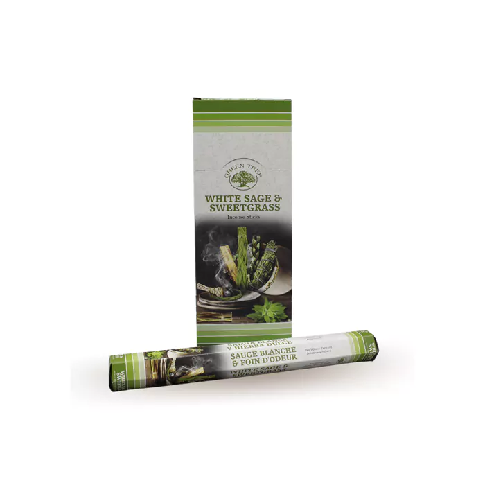Green Tree White Sage & Sweetgrass
