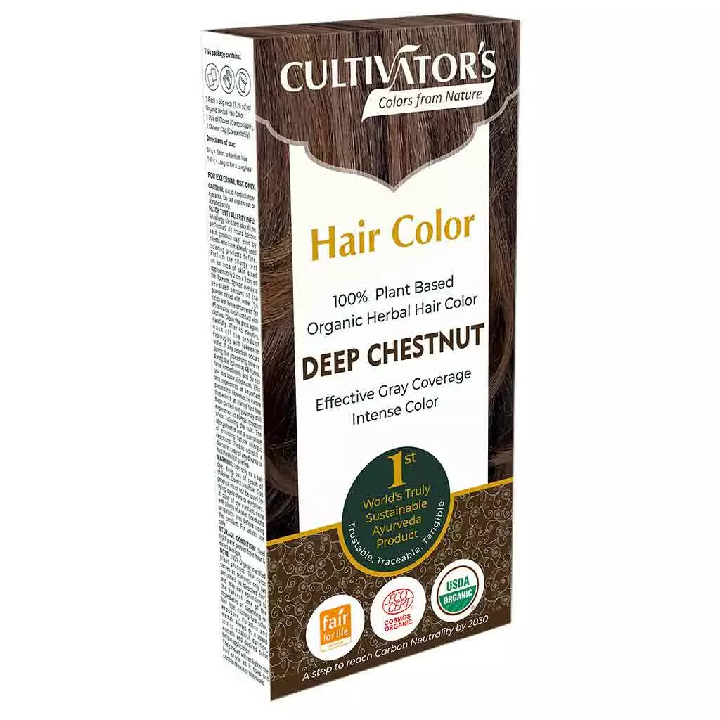 Hair Color Deep Chestnut Slim Pack 100g