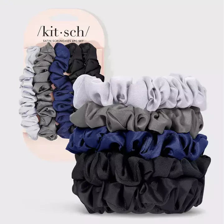 Kitsch Satin Petite Scrunchies 5kpl