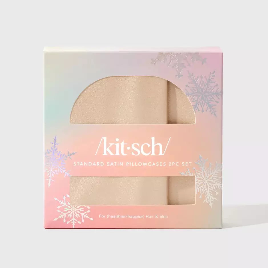 Kitsch The Satin Pillowcase 2pc - Champagne