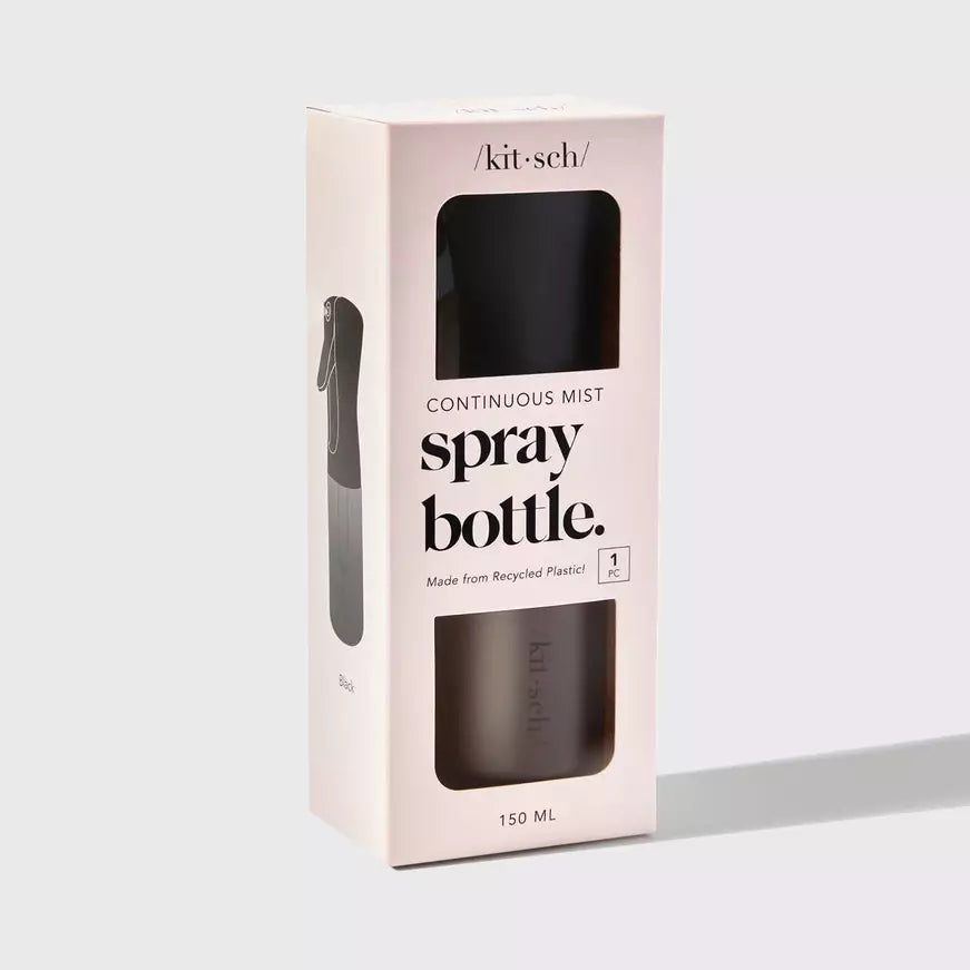Kitsch Spray Bottle Continuous mist- musta