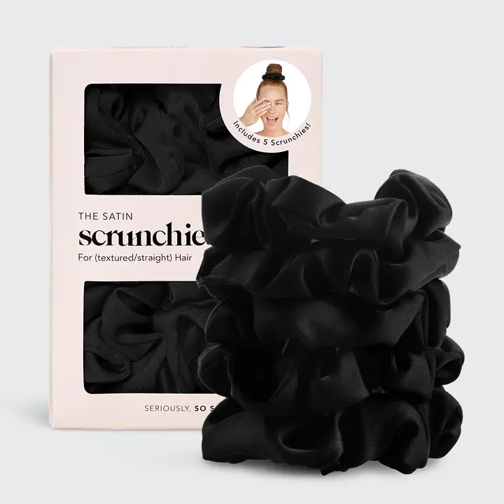 Kitsch The Satin Scrunchie 5kpl
