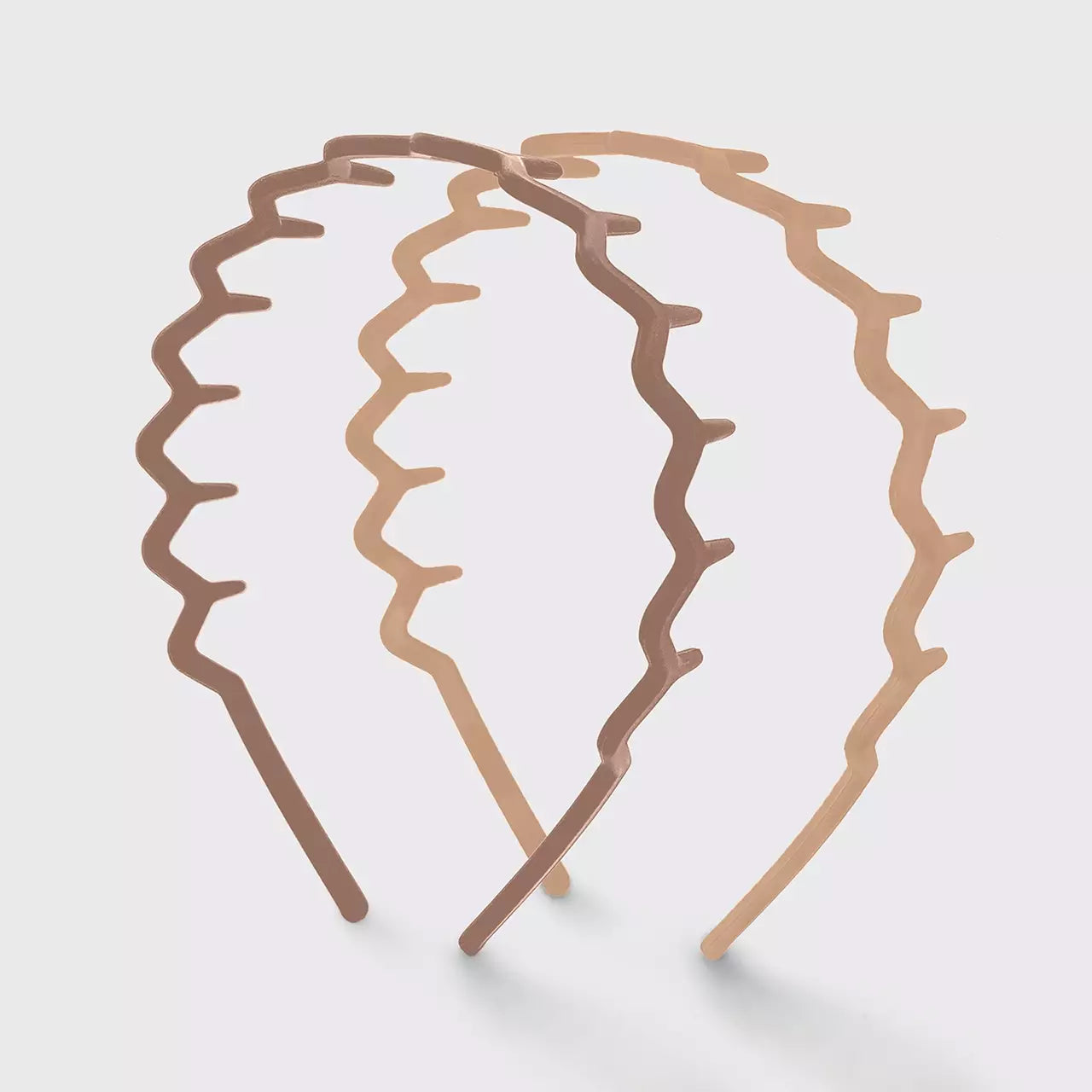 Kitsch Zig Zag Hiuspanta 2 kpl - neutral