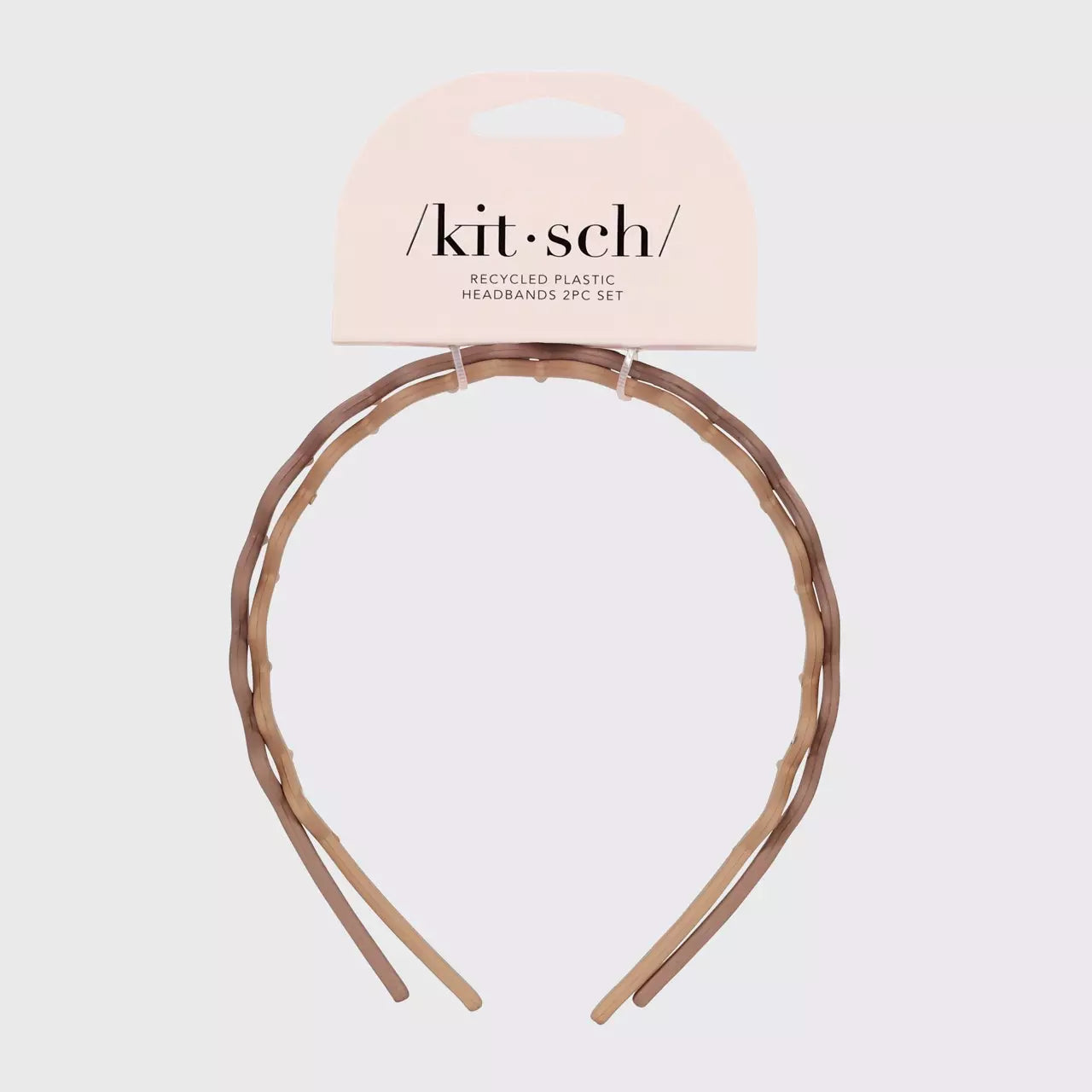 Kitsch Zig Zag Hiuspanta 2 kpl - neutral