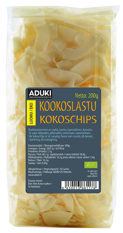 Aduki Kookoslastuchips (L) 200g
