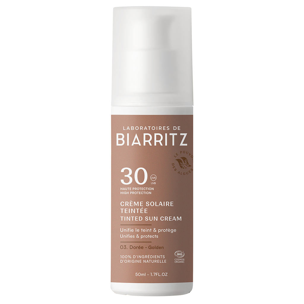 Tonad solkräm för ansiktet SPF30 Golden 50ml