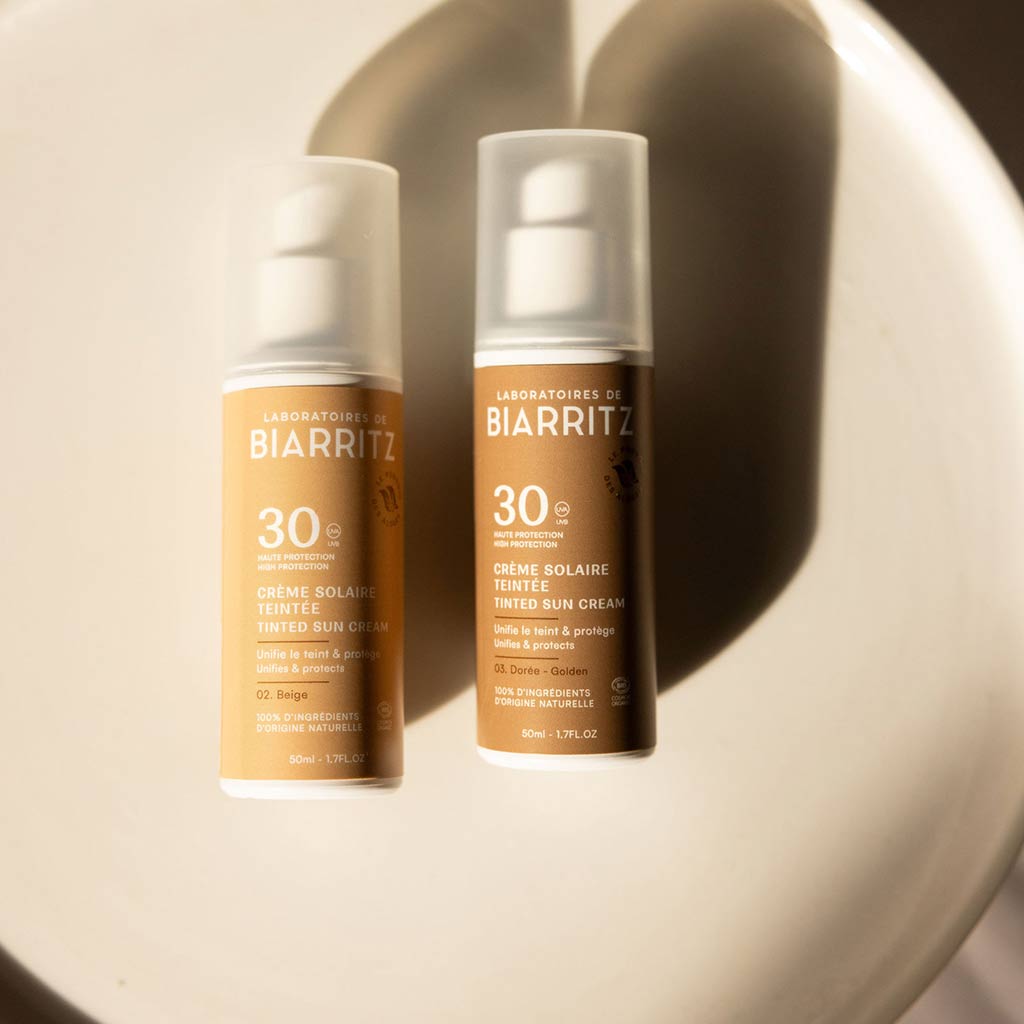 Tonad solkräm för ansiktet SPF30 Golden 50ml