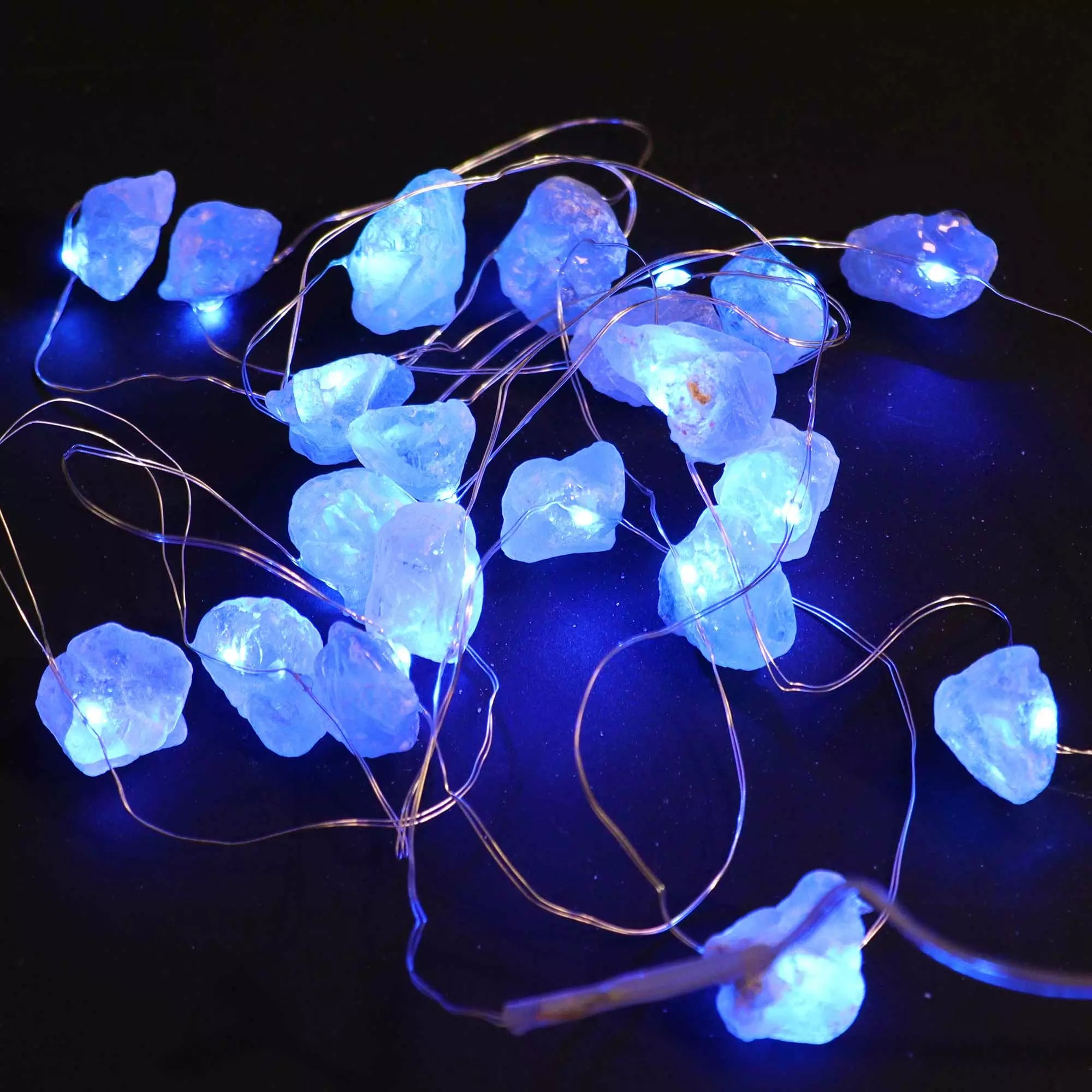 LED Kristallivalosetti Selestiitti