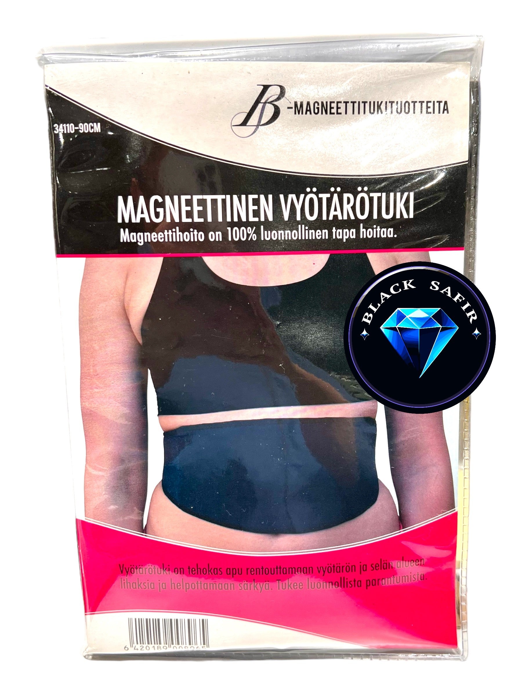 Magneettinen vyötärötuki 90cm