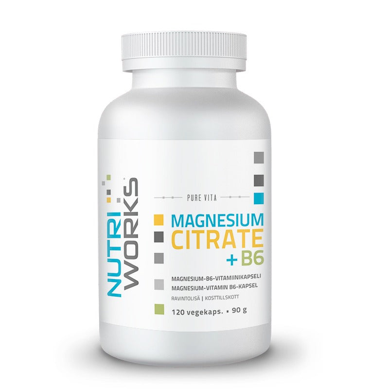 Magnesium Citrate +B6 120kps.