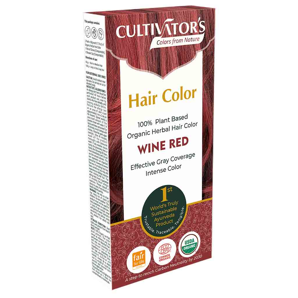 Hair Color Wine Red Slim Pack 100g