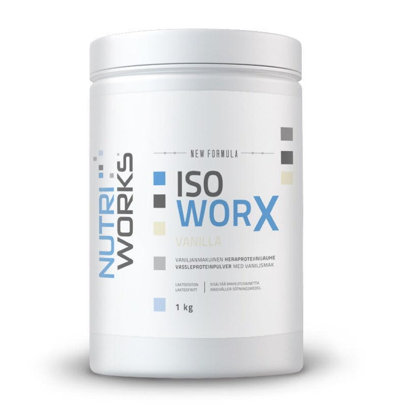 Iso Worx, lactose free, 1000g, vanilja