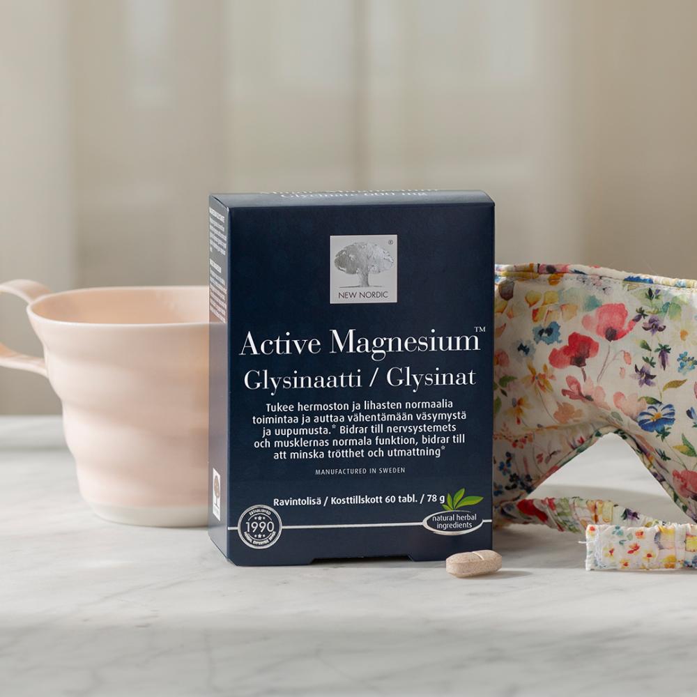 Active Magnesium Glysinaatti 240mg 60tbl.