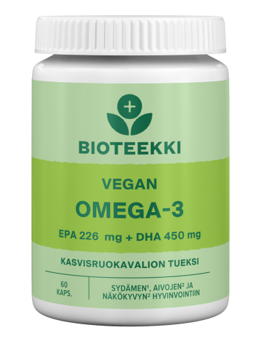 Bioteekki Vegan Omega-3 60kps.