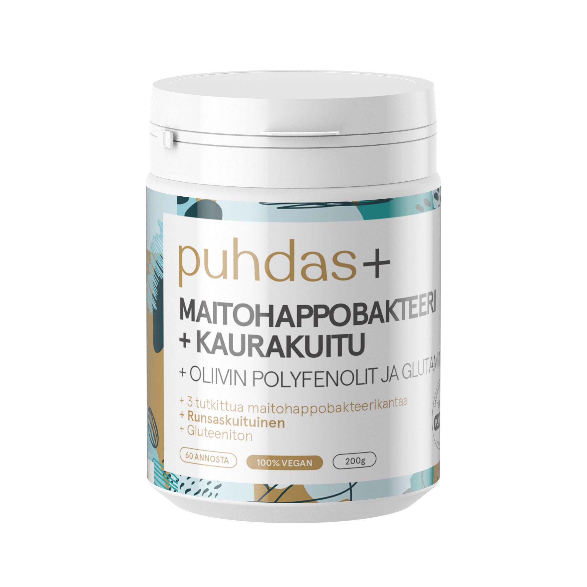 puhdas+ Maitohappobakteeri+kaurakuitu