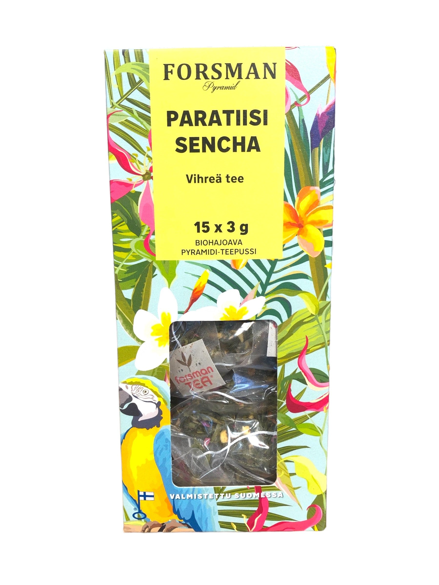 Pyramidi-tee Paratiisi Sencha 15pss