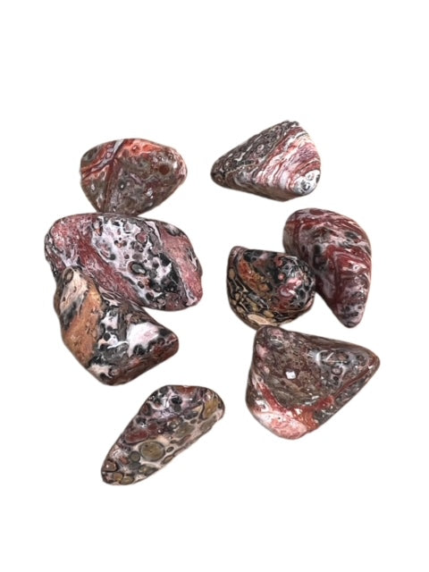 Rumpuhiottu Leopard Skin Jaspis M-koko