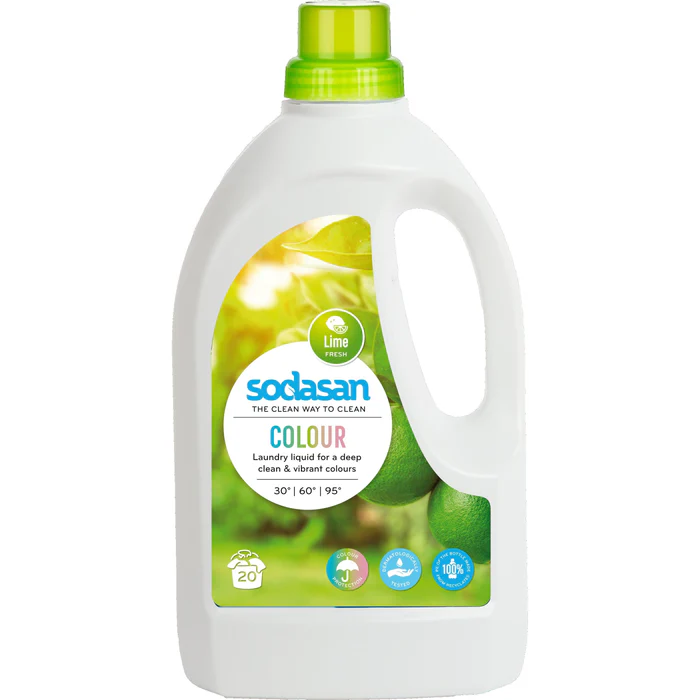 Sodasan Colour pyykinpesuneste Lime 1,5l