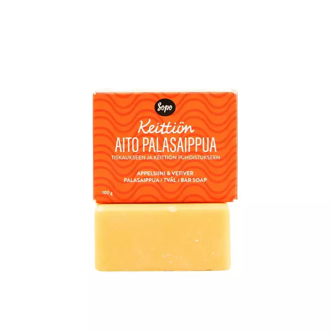 SOPO Keittiön Aito Palasaippua 60g