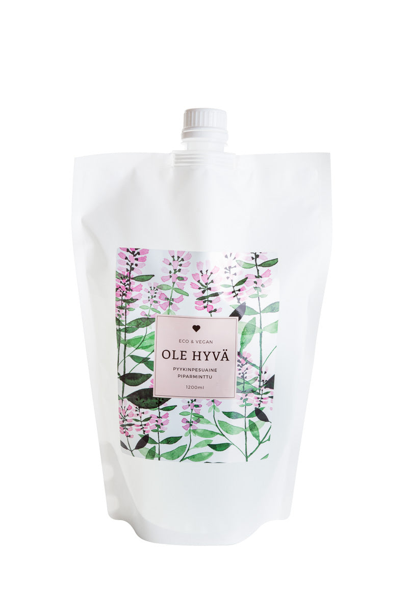 Pyykinpesuaine piparminttu 1200ml täyttö