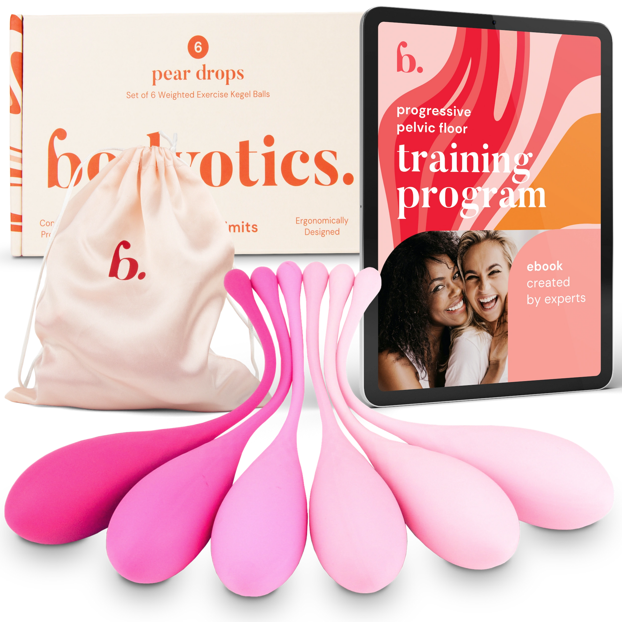 Bodyotics Kegel painopallot, 6kpl